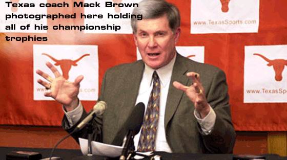 Mack Brown's Trophies